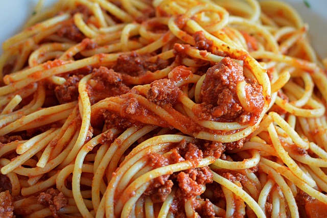 Spaghetti and meatballs